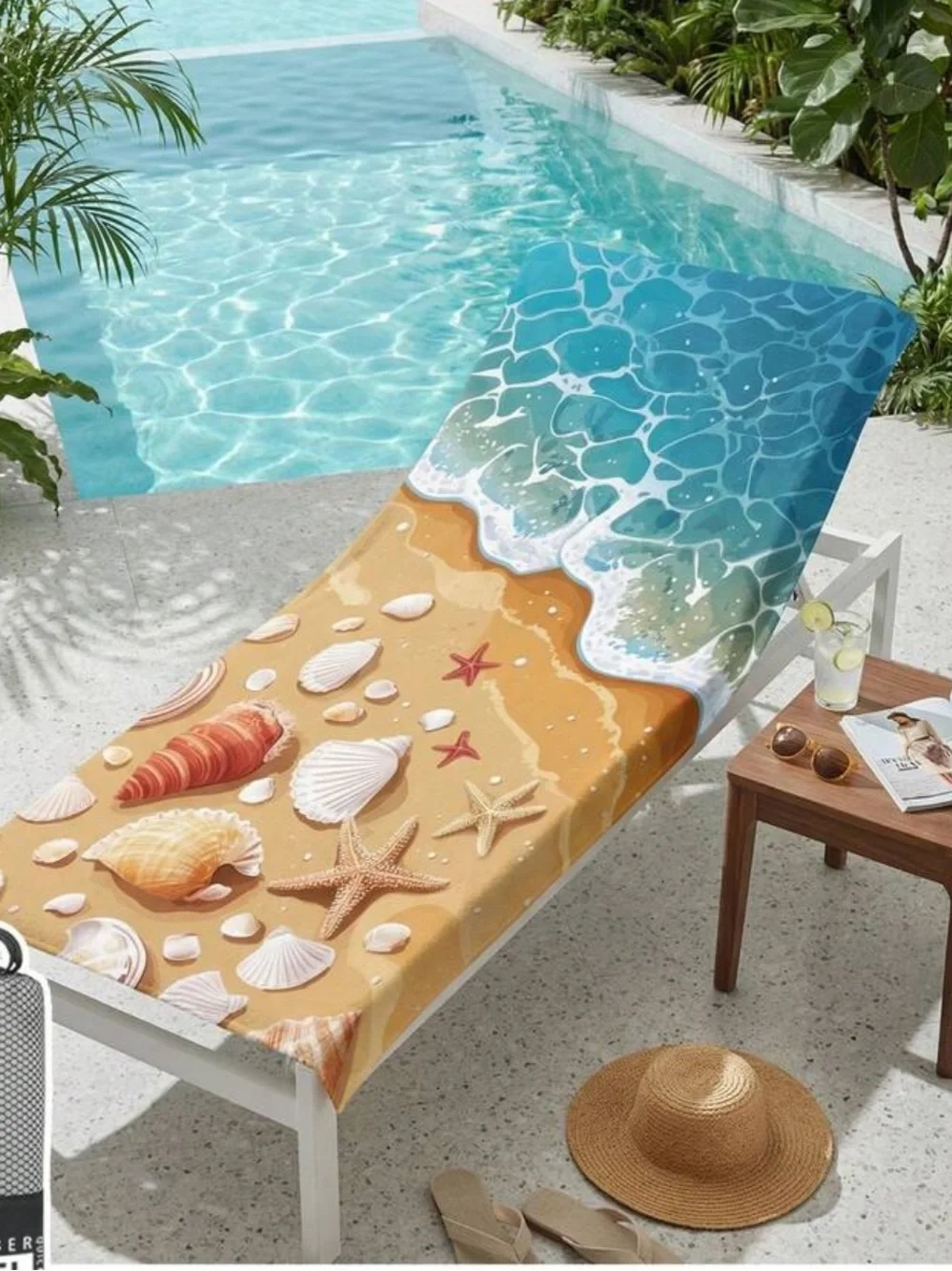 Beach towel with bag included